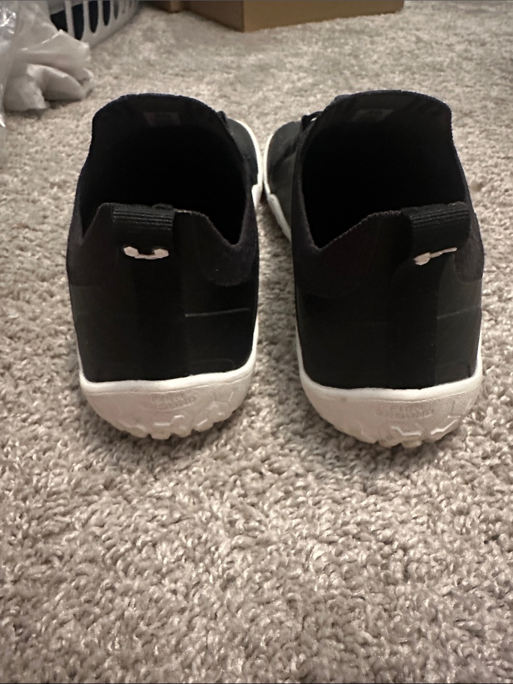 Vivo Barefoot Black and White Women's Minimalist Sneakers - Picture 4 of 6